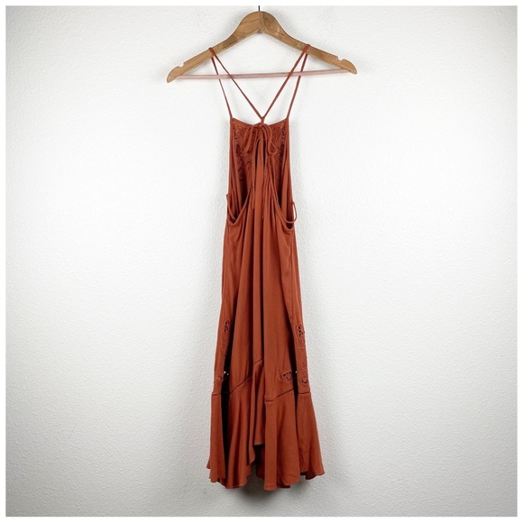 Free People Heat Wave Tunic Dress in‎ Terracotta Size XS - Picture 7 of 14